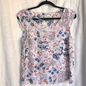 Lauren Conrad Floral Tank